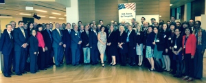 DAS for Manufacturing Chandra Brown and other U.S. Government officials with the U.S. industry delegation at the 7th annual IAEA U.S. Industry Program
