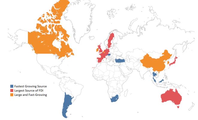 world map for BES-FDI Data Blog 102219